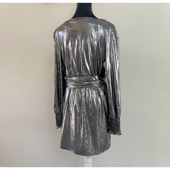 Betsey Johnson Silver Mini Dress - Picture 2 of 12